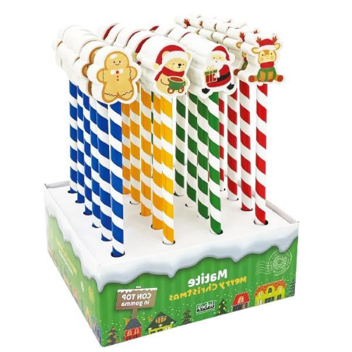 LEBEZ CF24 MATITE TOPIN GOMMA CHRISTMAS